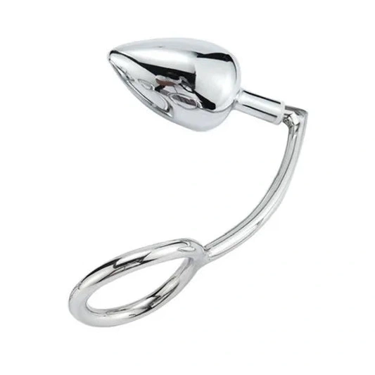 Anal Hooks Cock Set Steel Hook Ring with Anal 4663 DiscreetChoice Stainless 0724